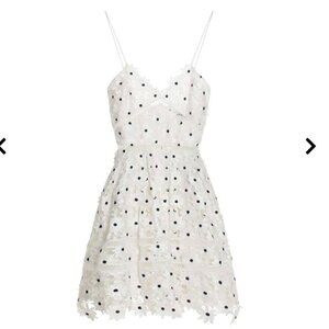 New without tag Self-portrait Azalea dress in white